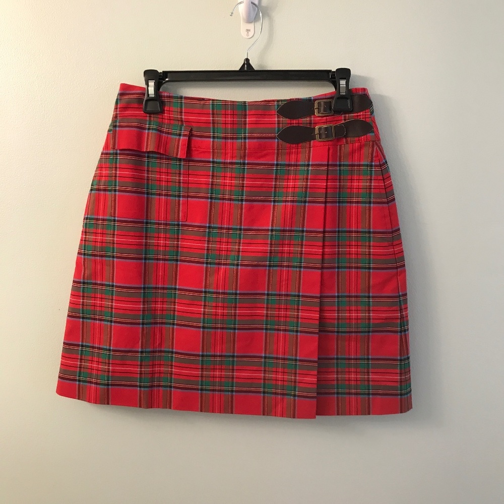 Lilly Pulitzer plaid skirt- shorts
